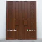 Pintu 2 daun kayu jati Zen Lattice modern PJ-382 platinumliving furniture jepara