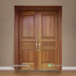 Pintu double kayu jati jepara solid panel klasik PJ-227 platinumliving furniture jepara