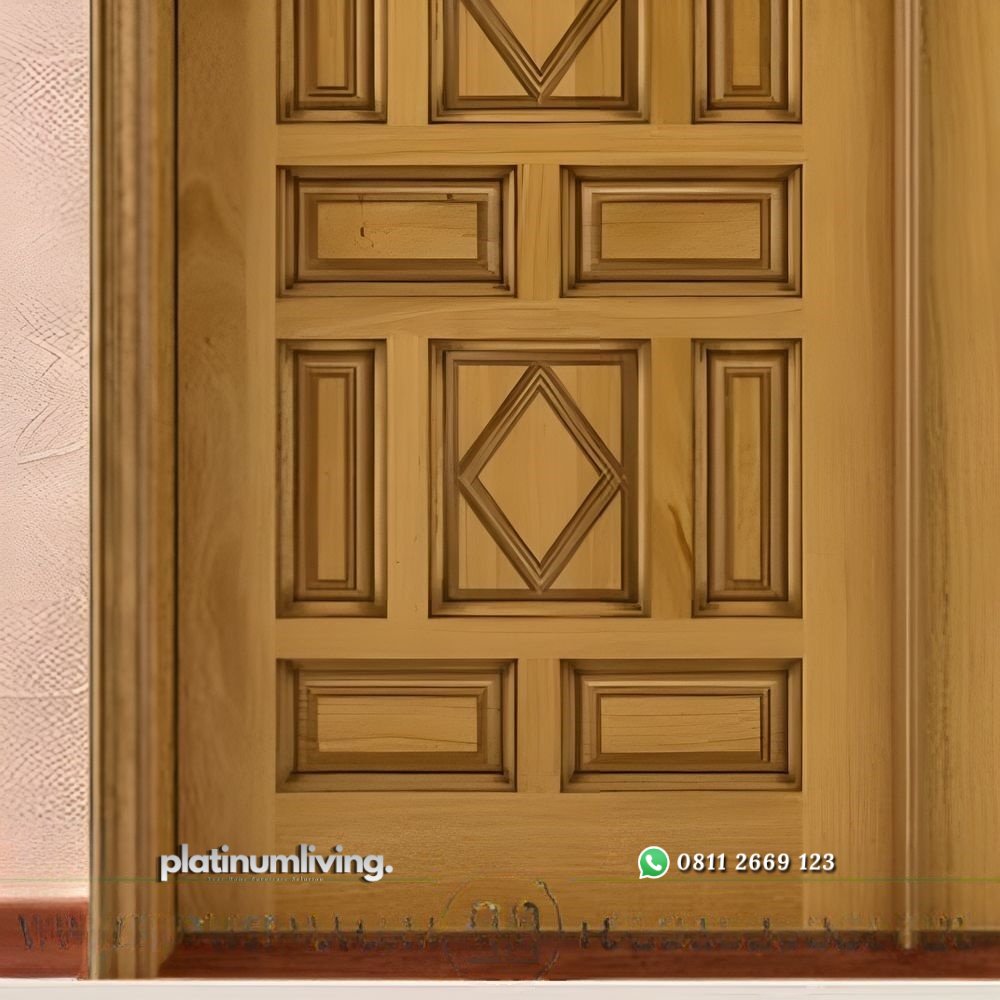 Pintu double kayu jati solid panel klasik PJ-187 platinumliving furniture jepara 3 Pintu double kayu jati solid panel klasik PJ-187 platinumliving furniture jepara 3