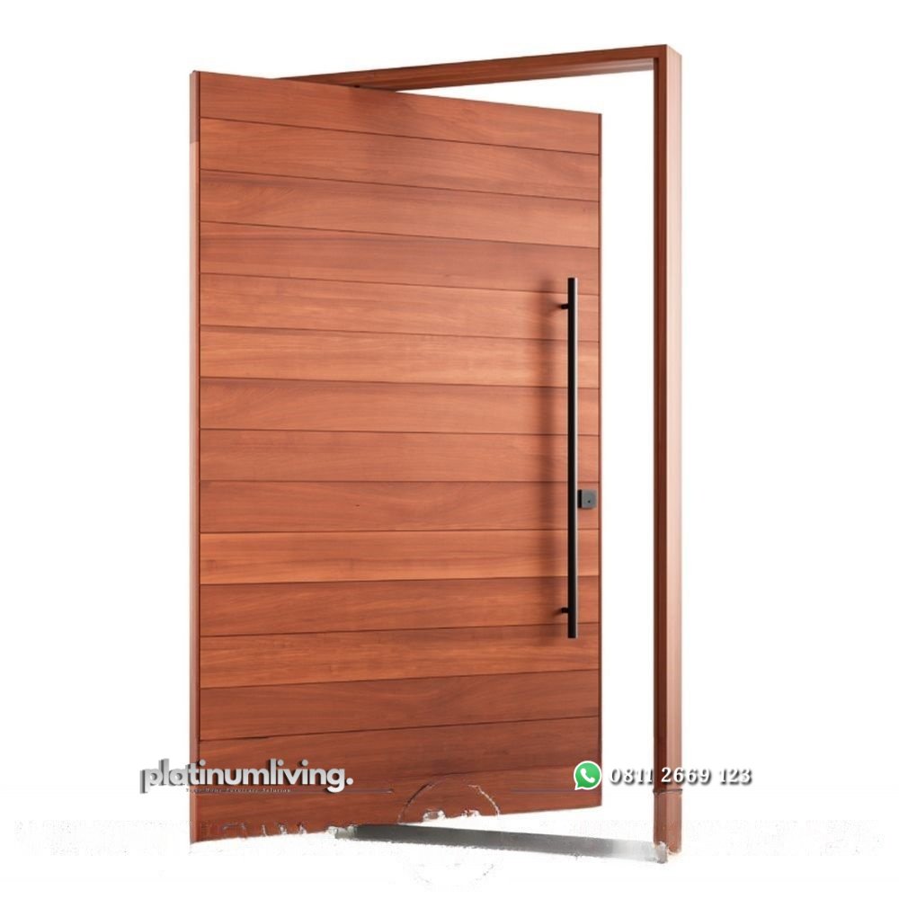 Pintu floor hinge kayu jati minimalis pivot 1 daun PJ-285 platinumliving furniture jepara 1 Pintu floor hinge kayu jati minimalis pivot 1 daun PJ-285 platinumliving furniture jepara 1