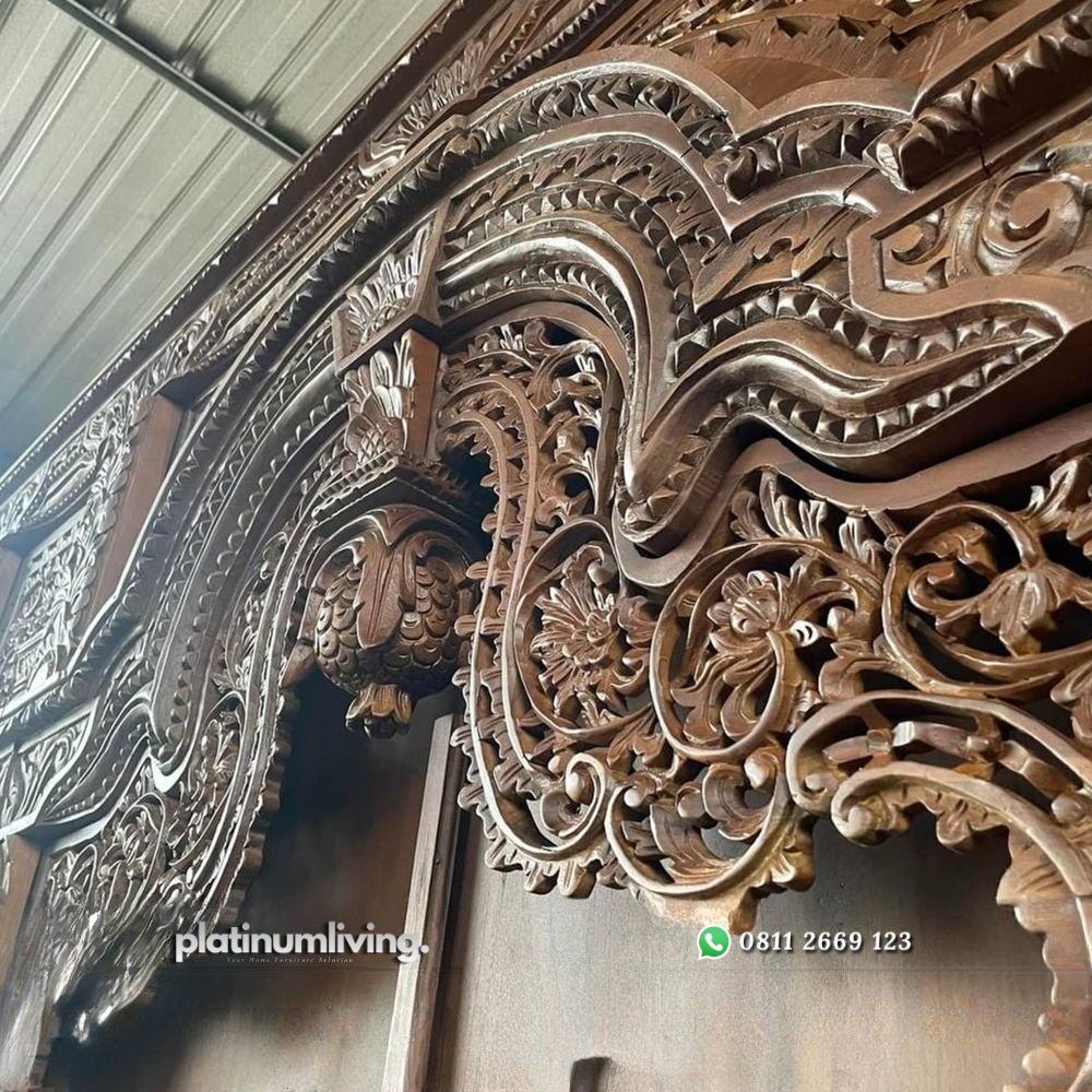 Pintu gebyok ukir jepara antik kayu jati PJ-335 platinumliving furniture jepara 3 Pintu gebyok ukir jepara antik kayu jati PJ-335 platinumliving furniture jepara 3