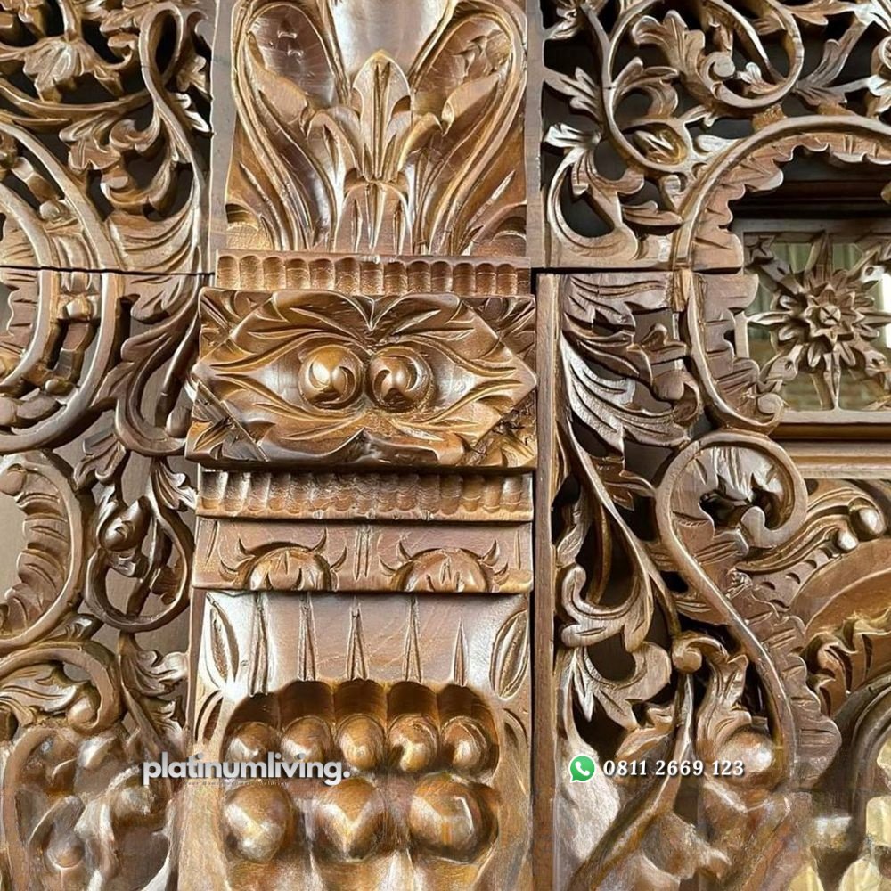 Pintu gebyok ukir jepara antik kayu jati PJ-335 platinumliving furniture jepara 4 Pintu gebyok ukir jepara antik kayu jati PJ-335 platinumliving furniture jepara 4