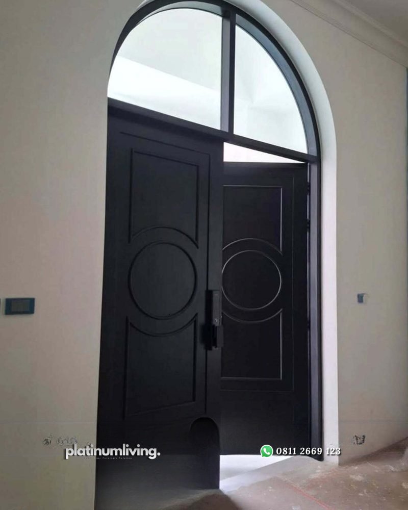 Pintu jati 2 daun 3 panel klasik kusen lengkung PJ-358 platinumliving furniture jepara 3 Pintu jati 2 daun 3 panel klasik kusen lengkung PJ-358 platinumliving furniture jepara 3