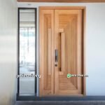 Pintu jati 2 daun mother and son modern minimalis PJ-354 platinumliving furniture jepara