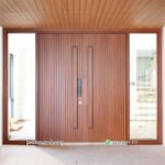 Pintu jati jepara kusen gendong 2 jendela kupu tarung PJ-327 platinumliving furniture jepara