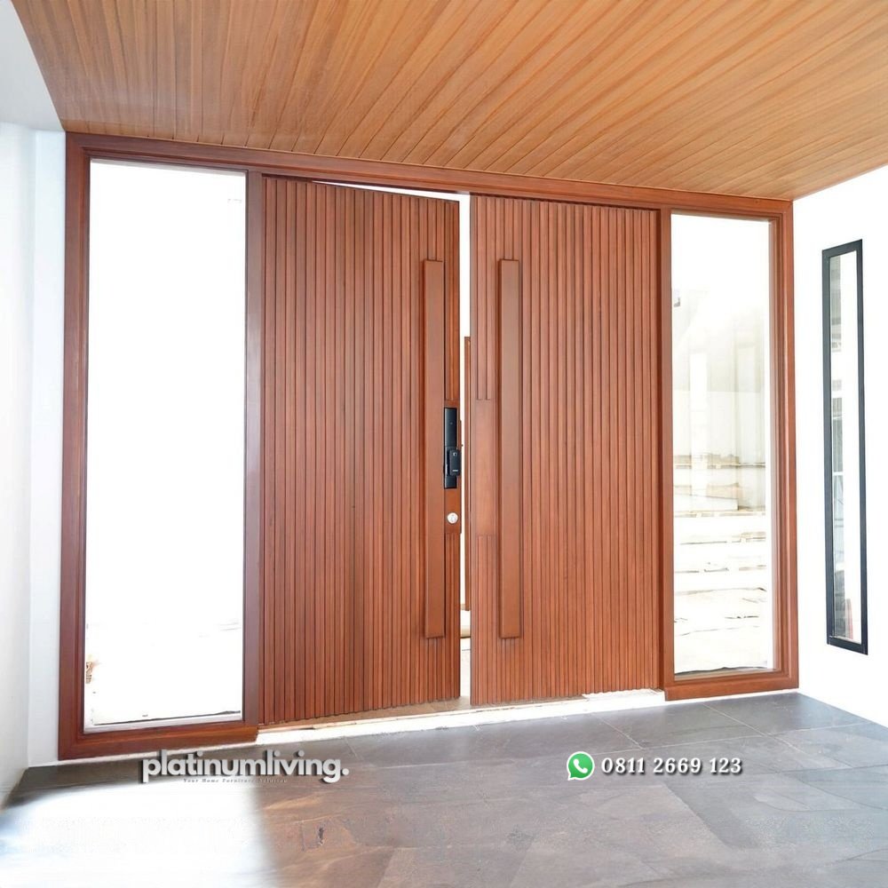 Pintu jati jepara kusen gendong 2 jendela kupu tarung PJ-327 platinumliving furniture jepara 2 Pintu jati jepara kusen gendong 2 jendela kupu tarung PJ-327 platinumliving furniture jepara 2
