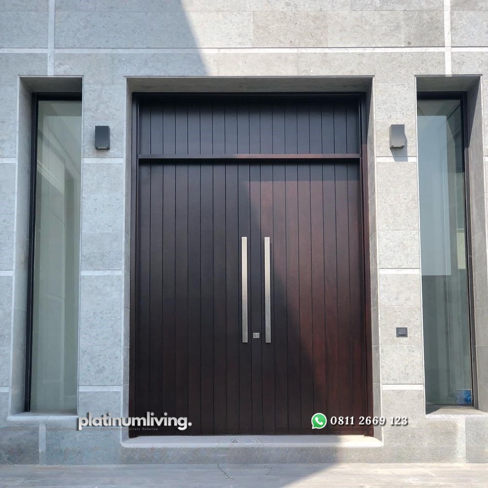 Pintu Jati jepara Minimalis Modern 2 daun PJ-003 platinumliving furniture jepara 1 Pintu Jati jepara Minimalis Modern 2 daun PJ-003 platinumliving furniture jepara 1