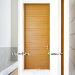 Pintu jati jepara salur horizontal minimalis 1 daun PJ-357 platinumliving furniture jepara