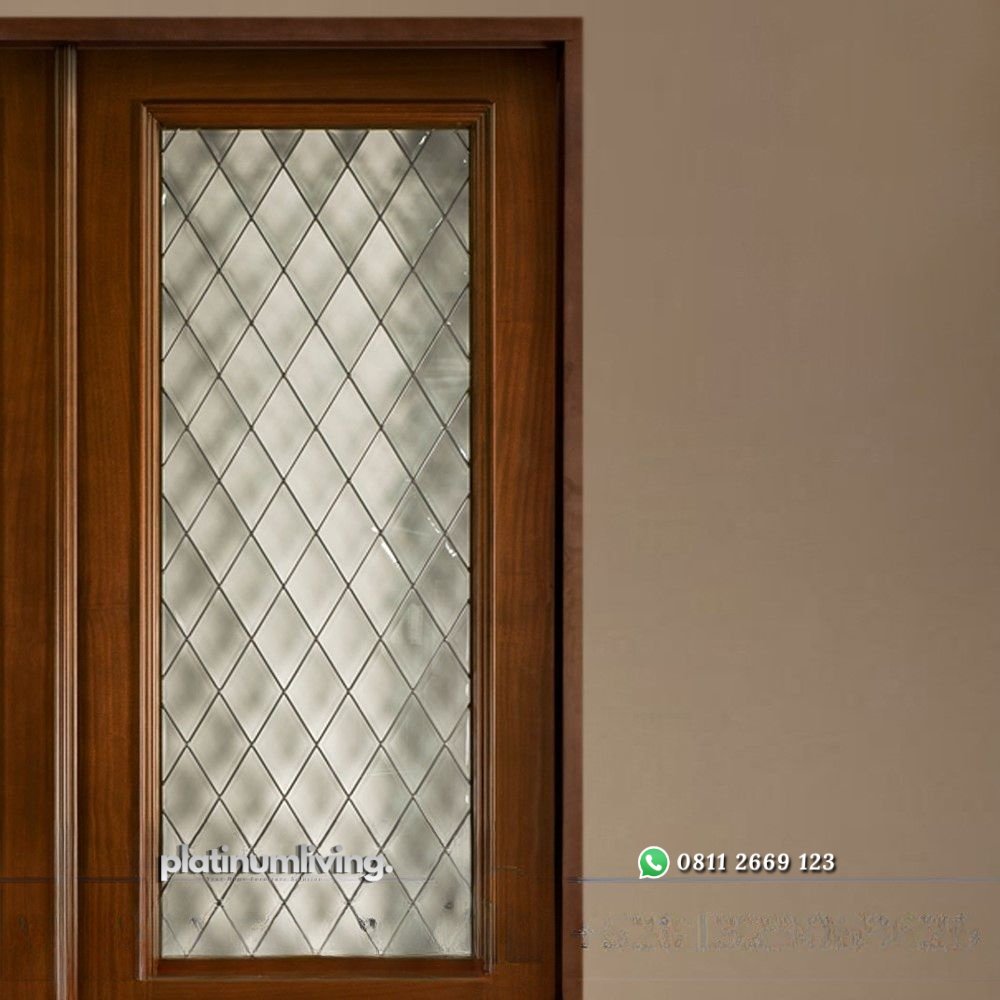 Pintu jati kupu tarung klasik mewah panel kaca PJ-153 platinumliving furniture jepara 2 Pintu jati kupu tarung klasik mewah panel kaca PJ-153 platinumliving furniture jepara 2