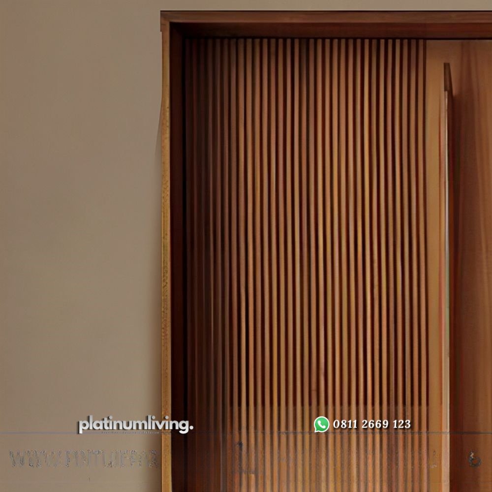 Pintu jati minimalis modern 2 daun jati PJ-155 platinumliving furniture jepara 2 Pintu jati minimalis modern 2 daun jati PJ-155 platinumliving furniture jepara 2