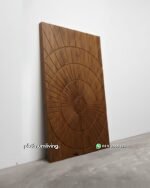 Pintu Jati minimalis modern Radial Geometris PJ-373 platinumliving furniture jepara - Gambar 2