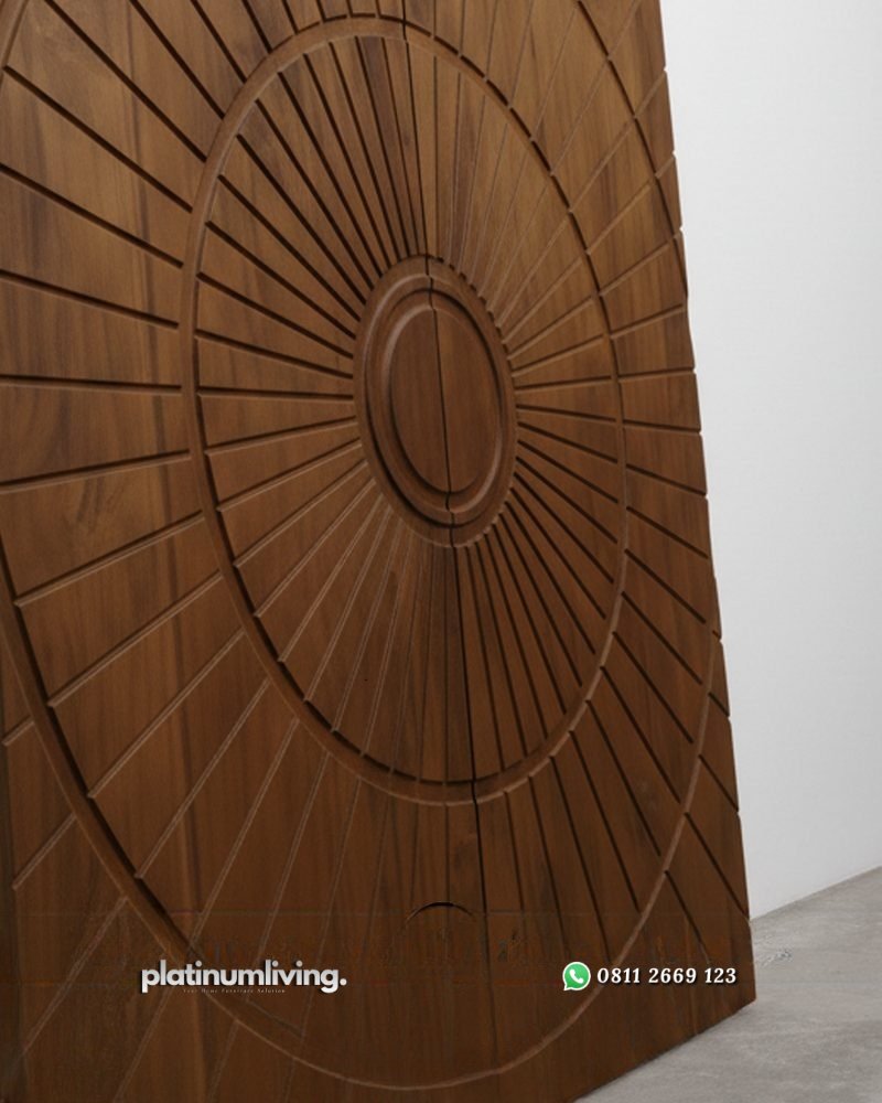 Pintu Jati minimalis modern Radial Geometris PJ-373 platinumliving furniture jepara 4 Pintu Jati minimalis modern Radial Geometris PJ-373 platinumliving furniture jepara 4