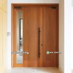 Pintu jati minimalis mother & son kayu jati PJ-344 platinumliving furniture jepara