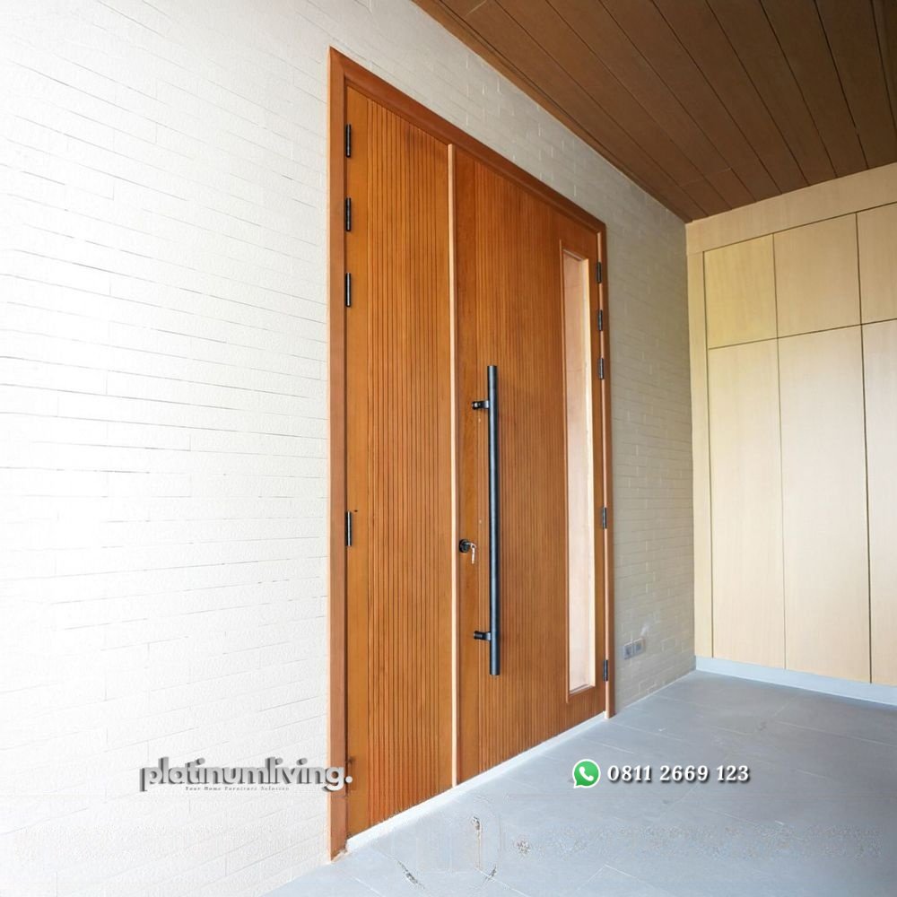 Pintu jati minimalis mother & son kayu jati PJ-344 platinumliving furniture jepara 2 Pintu jati minimalis mother & son kayu jati PJ-344 platinumliving furniture jepara 2