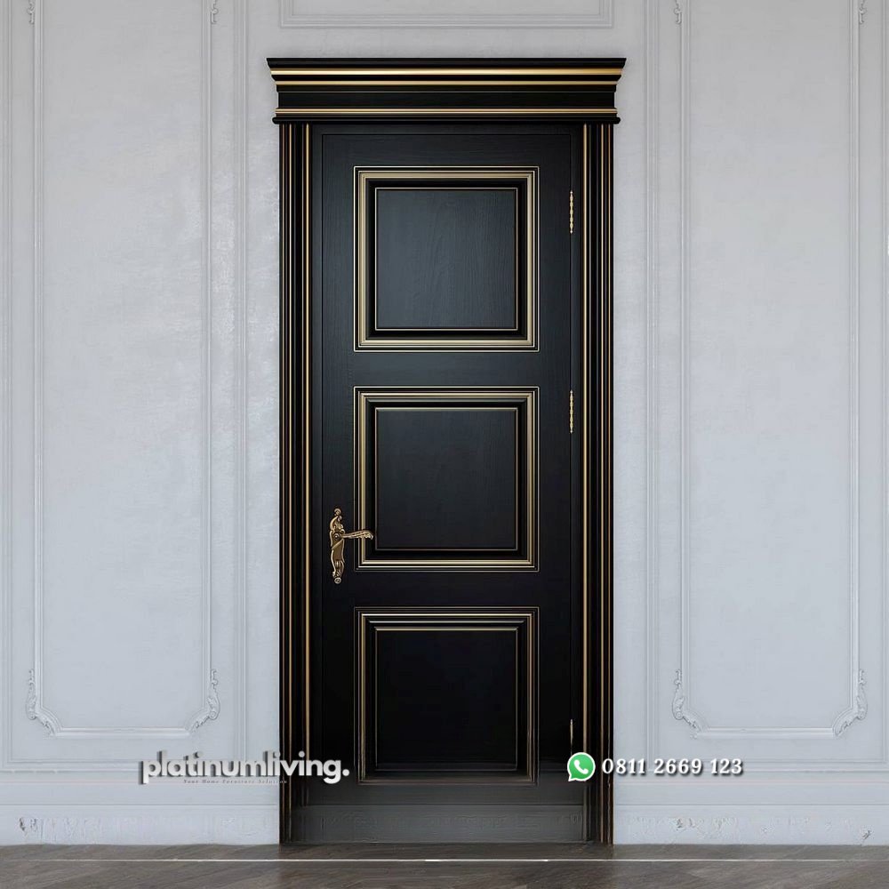 Pintu kamar jati jepara klasik panel 1 daun PJ-57 platinumliving furniture jepara 1 Pintu kamar jati jepara klasik panel 1 daun PJ-57 platinumliving furniture jepara 1