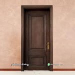 Pintu kamar tidur jati jepara panel daun single PJ-184 platinumliving furniture jepara