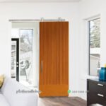 Pintu kamar tidur jati opening geser minimalis PJ-92 platinumliving furniture jepara