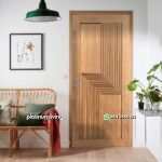 Pintu kamar tidur minimalis single kayu jati PJ-87 platinumliving furniture jepara