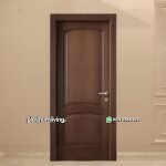 Pintu kamar tidur single kayu jati 2 panel solid PJ-168 platinumliving furniture jepara