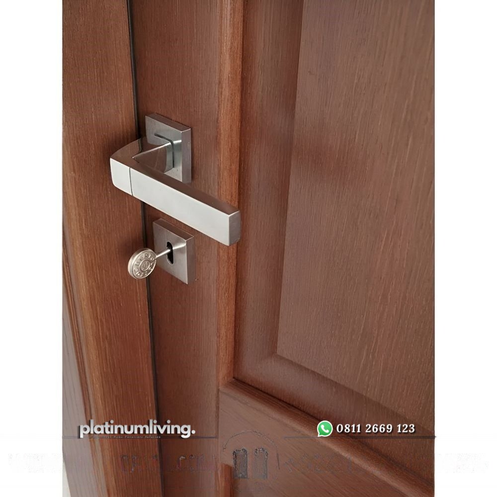 Pintu kamar tidur single kayu jati 2 panel solid PJ-168 platinumliving furniture jepara 2 Pintu kamar tidur single kayu jati 2 panel solid PJ-168 platinumliving furniture jepara 2