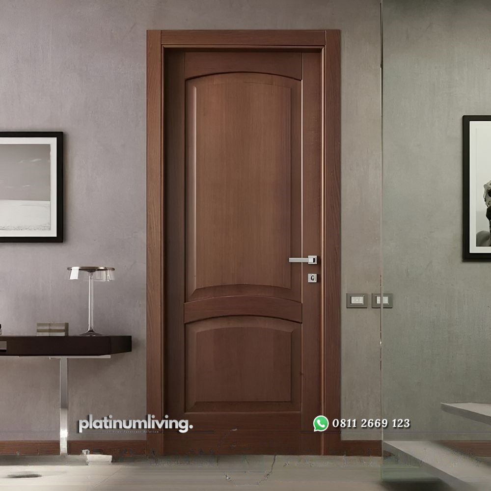 Pintu kamar tidur single kayu jati 2 panel solid PJ-168 platinumliving furniture jepara 3 Pintu kamar tidur single kayu jati 2 panel solid PJ-168 platinumliving furniture jepara 3