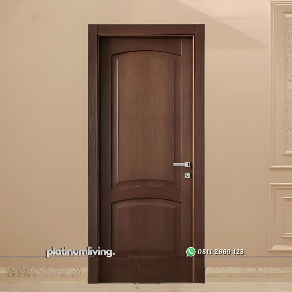 Pintu kamar tidur single kayu jati 2 panel solid PJ-168 platinumliving furniture jepara 1 Pintu kamar tidur single kayu jati 2 panel solid PJ-168 platinumliving furniture jepara 1