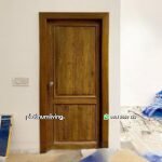 Pintu kayu jati daun tunggal solid panel PJ-185 platinumliving furniture jepara