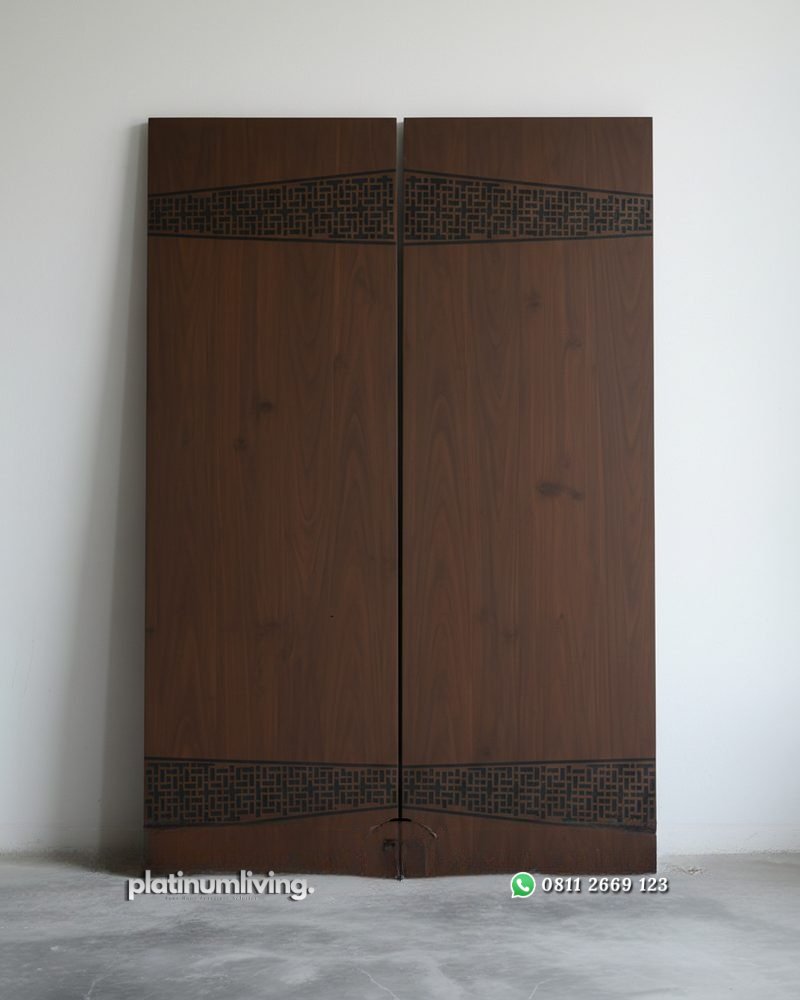 Pintu kayu jati klasik modern 2 daun Ukir kontemporer PJ-374 platinumliving furniture jepara 1 Pintu kayu jati klasik modern 2 daun Ukir kontemporer PJ-374 platinumliving furniture jepara 1