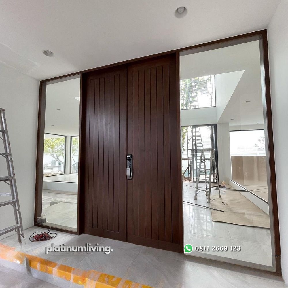 Pintu kayu jati kupu tarung kusen gendong 2 jendela PJ-329 platinumliving furniture jepara 2 Pintu kayu jati kupu tarung kusen gendong 2 jendela PJ-329 platinumliving furniture jepara 2