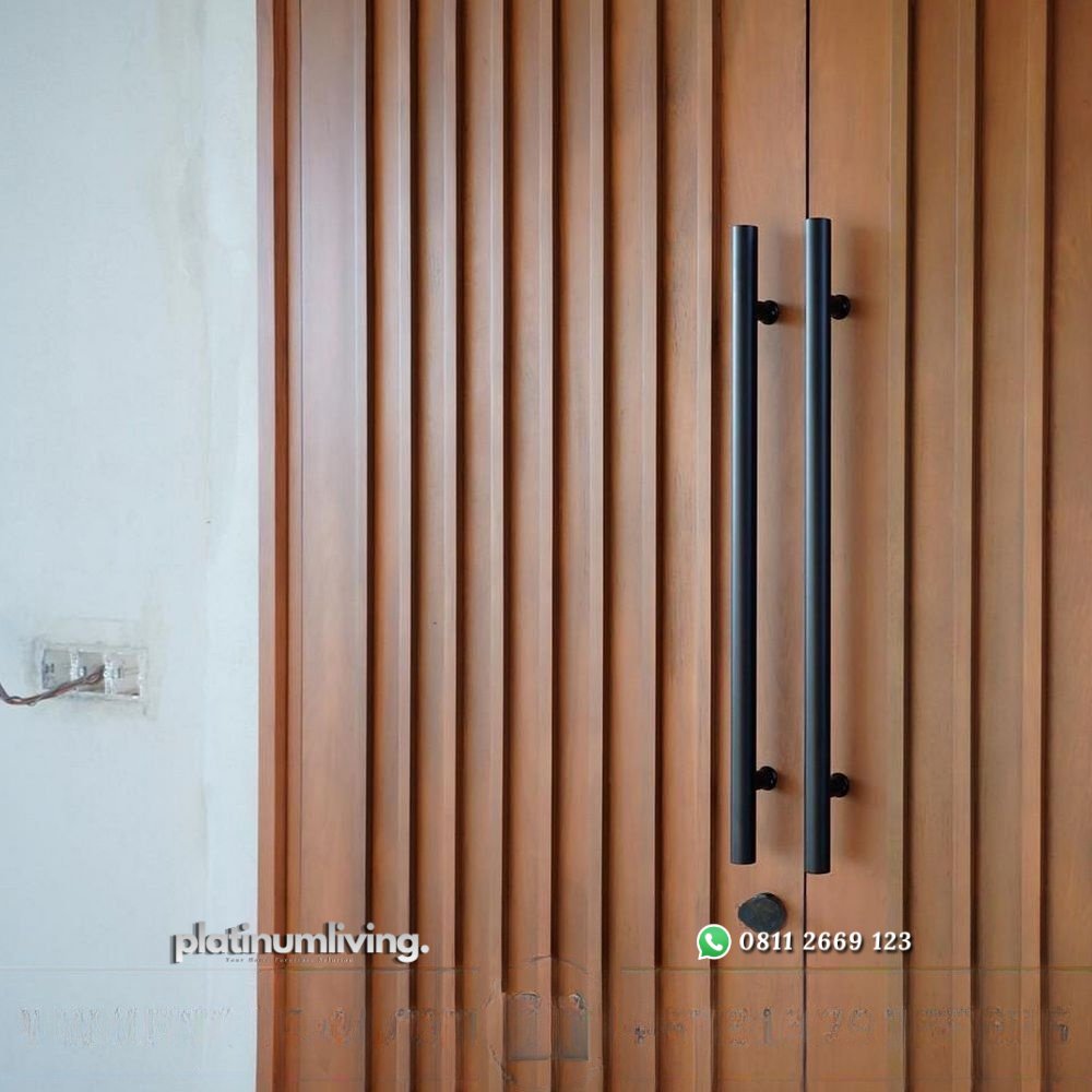Pintu kayu jati minimalis modern 2 daun salur timbul PJ-319 platinumliving furniture jepara 3 Pintu kayu jati minimalis modern 2 daun salur timbul PJ-319 platinumliving furniture jepara 3