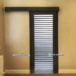 Pintu kayu jati sliding 1 daun motif jalusi antik PJ-58 platinumliving furniture jepara