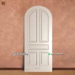 Pintu klasik modern lengkung cat putih duco PJ-257 platinumliving furniture jepara