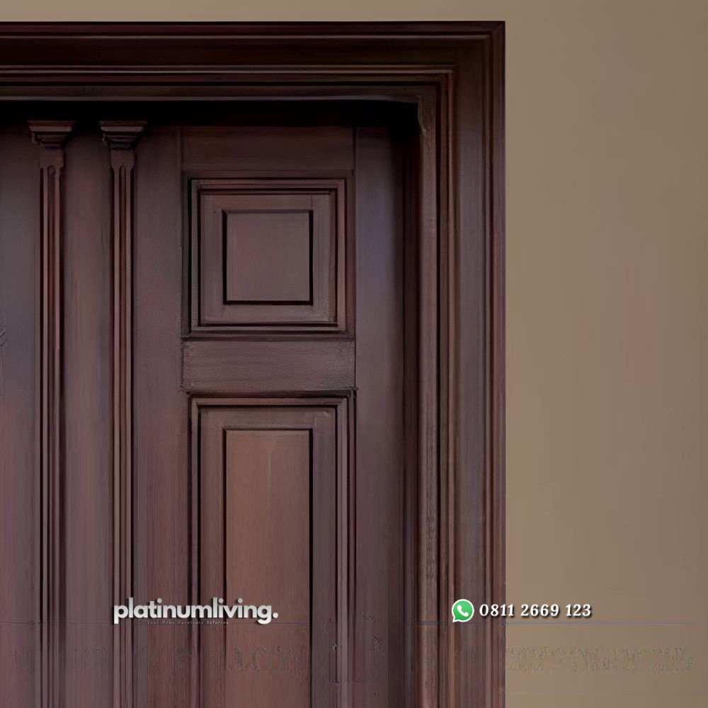 Pintu kupu tarung jati finishing antik daun ganda PJ-160 platinumliving furniture jepara 2 Pintu kupu tarung jati finishing antik daun ganda PJ-160 platinumliving furniture jepara 2