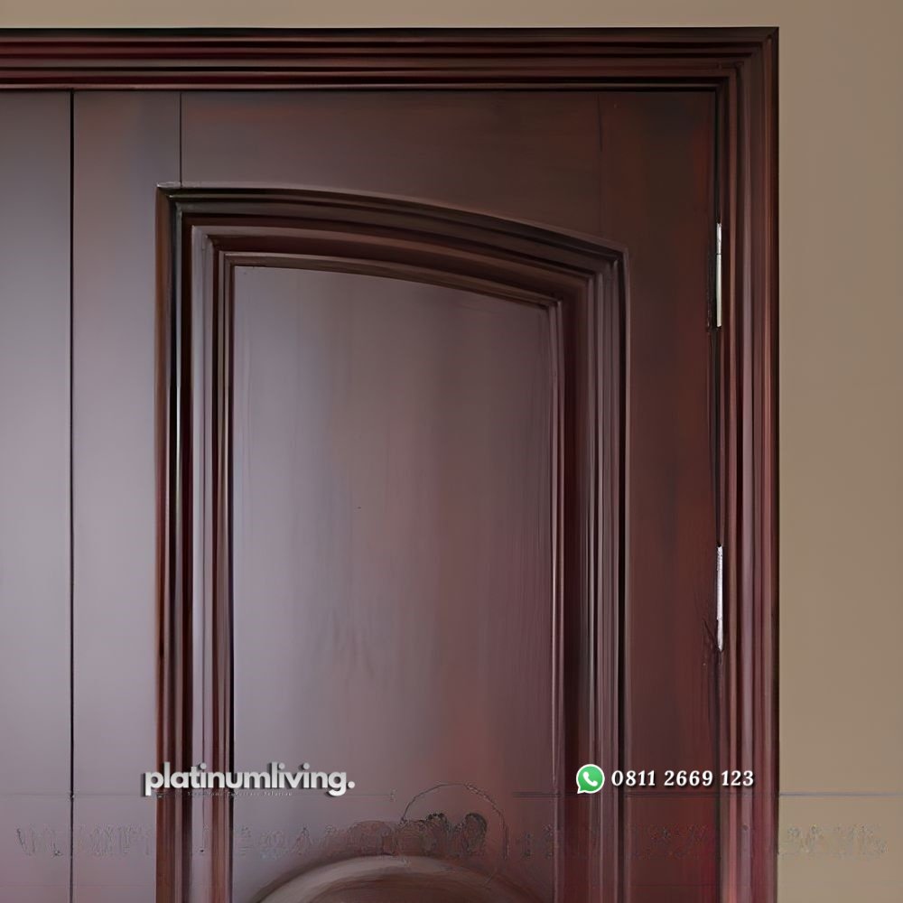 Pintu kupu tarung jati panel bulat brown dof PJ-225 platinumliving furniture jepara 2 Pintu kupu tarung jati panel bulat brown dof PJ-225 platinumliving furniture jepara 2