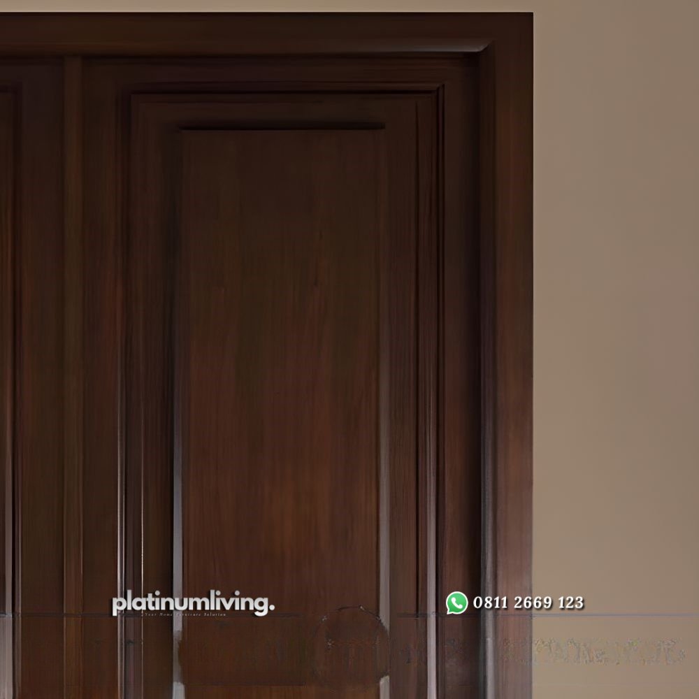 Pintu kupu tarung kayu jati solid panel modern klasik PJ-229 platinumliving furniture jepara 2 Pintu kupu tarung kayu jati solid panel modern klasik PJ-229 platinumliving furniture jepara 2