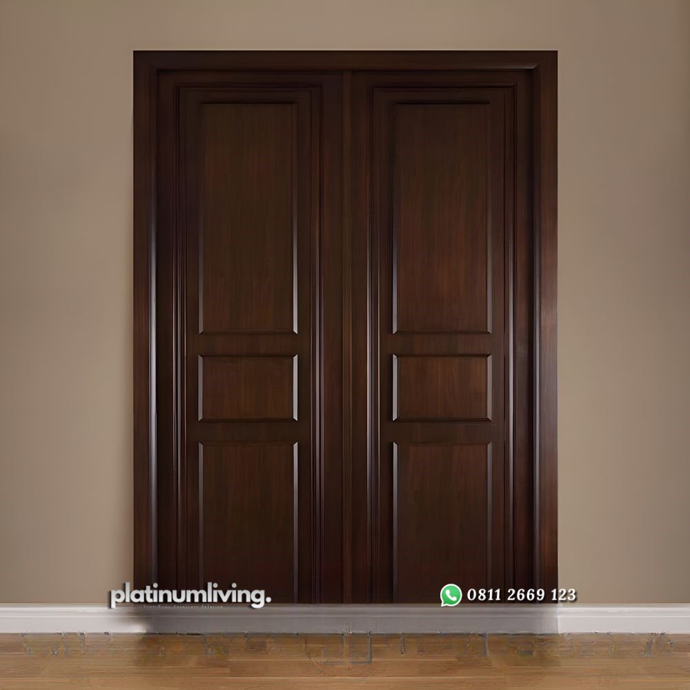 Pintu kupu tarung kayu jati solid panel modern klasik PJ-229 platinumliving furniture jepara 1 Pintu kupu tarung kayu jati solid panel modern klasik PJ-229 platinumliving furniture jepara 1