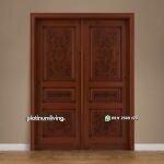Pintu kupu tarung ukir jepara kayu jati antik PJ-234 platinumliving furniture jepara