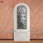 Pintu lengkung panel kaca finishing cat duco klasik PJ-258 platinumliving furniture jepara