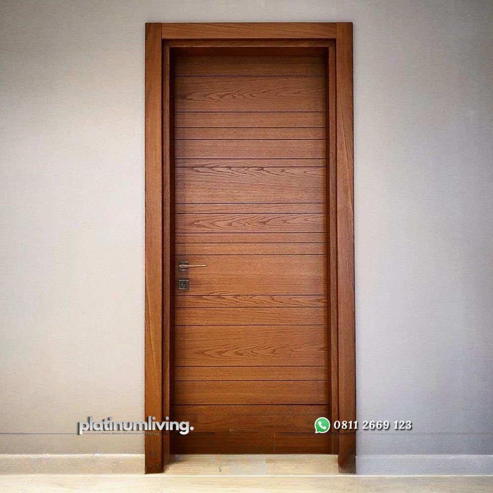 Pintu minimalis kayu jati 1 daun + architrave PJ-23 platinumliving furniture jepara 1 Pintu minimalis kayu jati 1 daun + architrave PJ-23 platinumliving furniture jepara 1