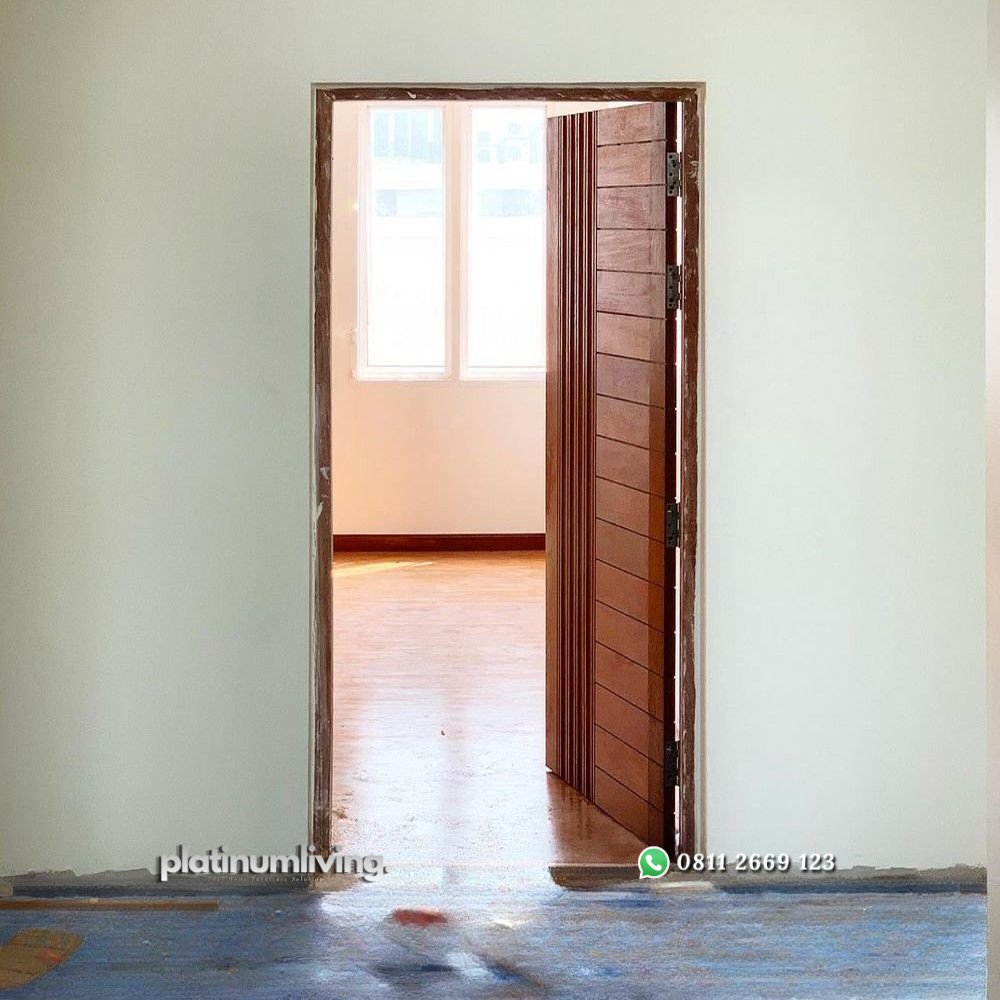 Pintu minimalis kayu jati 1 daun & kusen PJ-215 platinumliving furniture jepara 2 Pintu minimalis kayu jati 1 daun & kusen PJ-215 platinumliving furniture jepara 2
