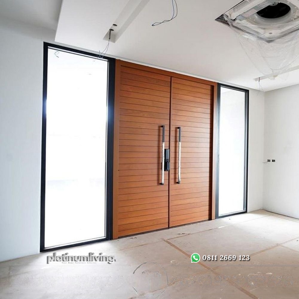 Pintu minimalis kayu jati 2 daun jendela double PJ-328 platinumliving furniture jepara 2 Pintu minimalis kayu jati 2 daun jendela double PJ-328 platinumliving furniture jepara 2
