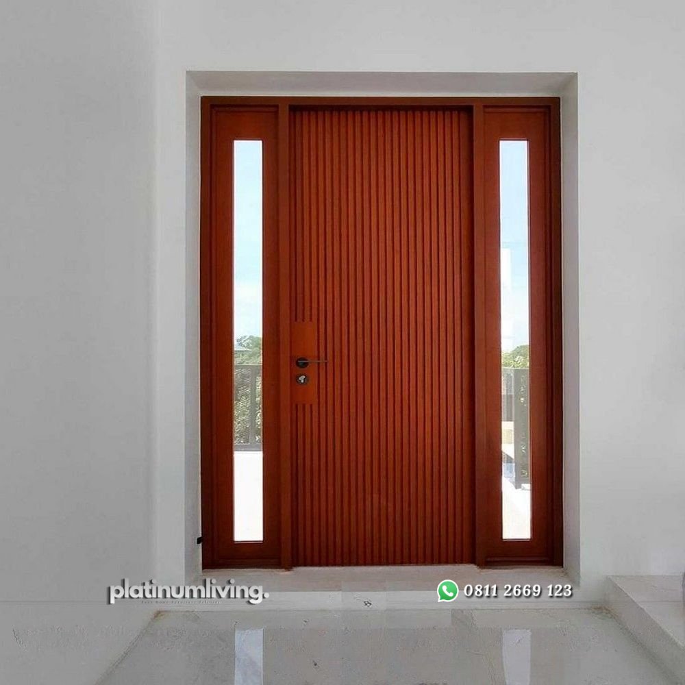 Pintu minimalis kayu jati jepara daun tunggal 2 jendela PJ-68 platinumliving furniture jepara 1 Pintu minimalis kayu jati jepara daun tunggal 2 jendela PJ-68 platinumliving furniture jepara 1