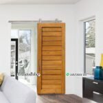 Pintu minimalis modern sliding kayu jati jepara PJ-93 platinumliving furniture jepara