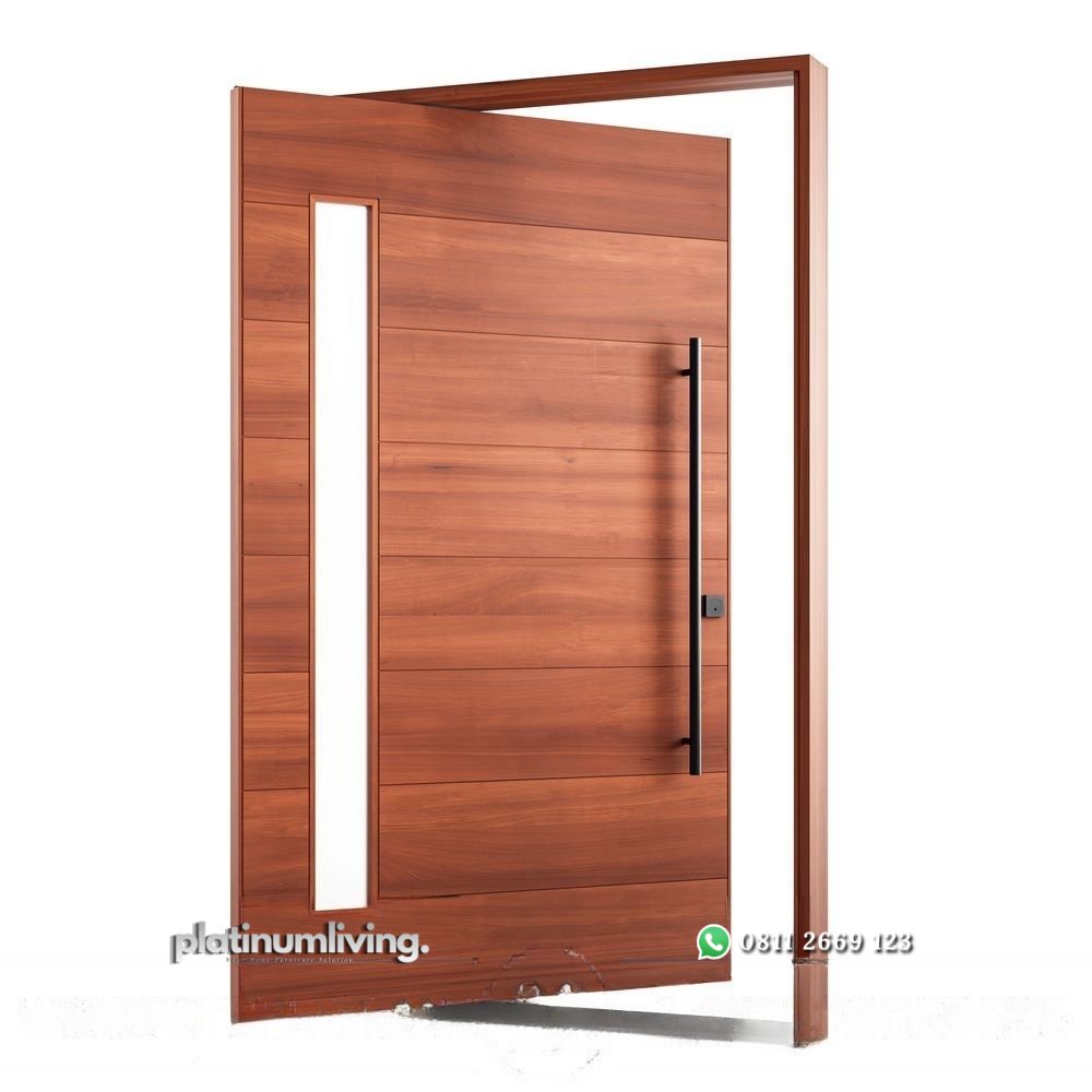 Pintu pivot kayu jati minimalis modern daun single PJ-284 platinumliving furniture jepara 1 Pintu pivot kayu jati minimalis modern daun single PJ-284 platinumliving furniture jepara 1