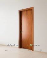 Pintu polos kayu jati jepara solid single plus kusen PJ-367 platinumliving furniture jepara - Gambar 2