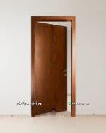 Pintu polos kayu jati jepara solid single plus kusen PJ-367 platinumliving furniture jepara - Gambar 3