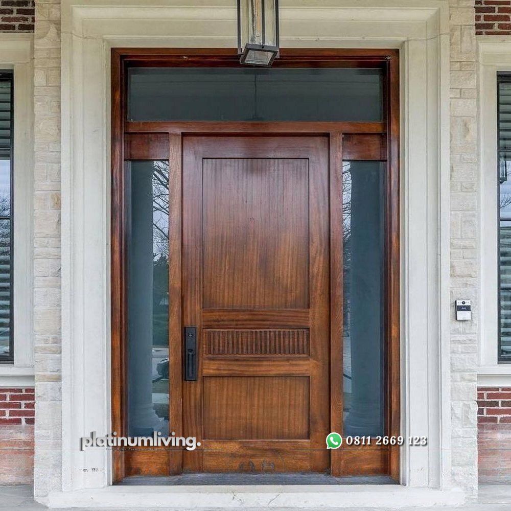Pintu rumah 1 daun klasik kayu jati jendela ganda PJ-38 platinumliving furniture jepara 1 Pintu rumah 1 daun klasik kayu jati jendela ganda PJ-38 platinumliving furniture jepara 1