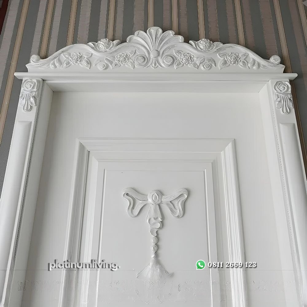Pintu rumah 2 daun klasik cat duco putih PJ-163 platinumliving furniture jepara 2 Pintu rumah 2 daun klasik cat duco putih PJ-163 platinumliving furniture jepara 2