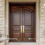 Pintu rumah jati daun double kusen chopper PJ-37 platinumliving furniture jepara