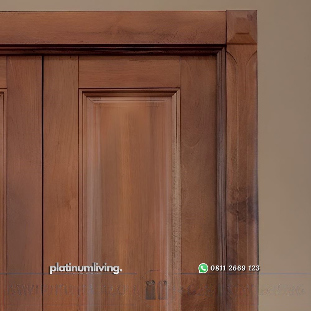 Pintu rumah jati jepara daun ganda ethnik panel PJ-230 platinumliving furniture jepara 2 Pintu rumah jati jepara daun ganda ethnik panel PJ-230 platinumliving furniture jepara 2
